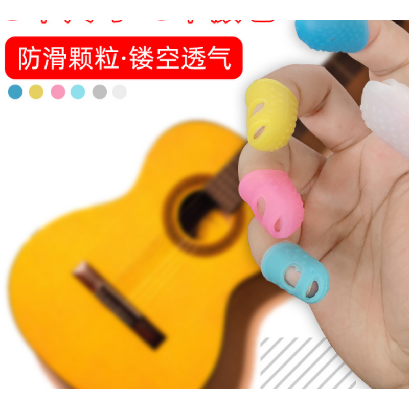 Finger Protector Manufacturer - Custom Heat Resistant Silicone Rubber Tips Cover Caps for Playing Guitar
