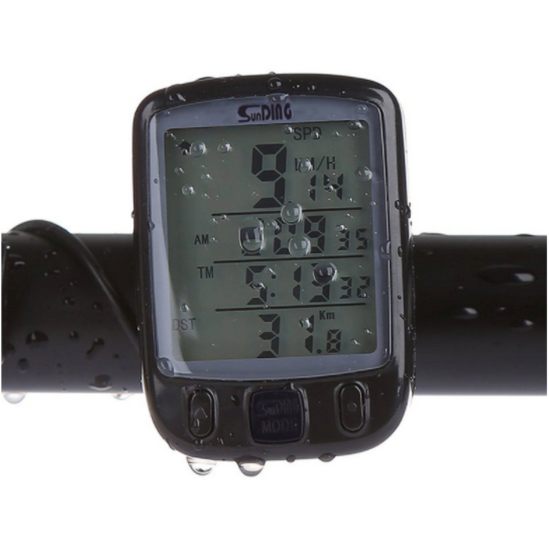 Bicycle Speedometer Manufacturer - Wired Computer Stopwatch Water Proof Odometer LCD Backlight