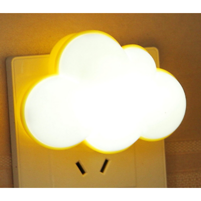Night Light Manufacturer - ABS Creative Cloud Shape Intelligent Induction LED Sensor Lovely Decor