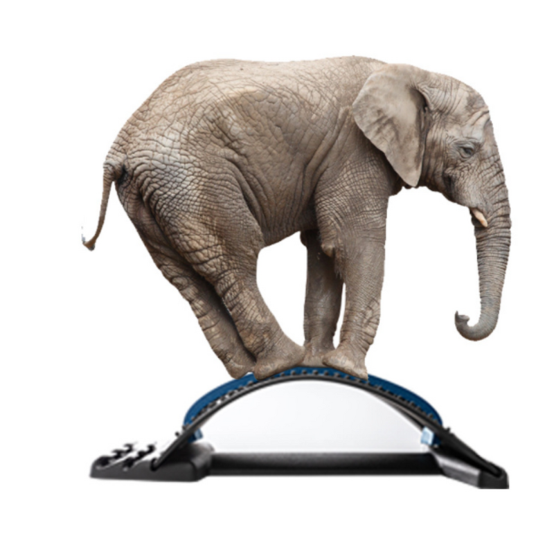 Back Stretcher Manufacturer - Multi-level Adjustable Lumbar Spine Magnetic Massager Machine for Pain Relief