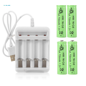 Battery Charger Manufacturer - 4 Slots AA/AAA Nickel Metal Hydride Nickel Cadmium Rechargeable