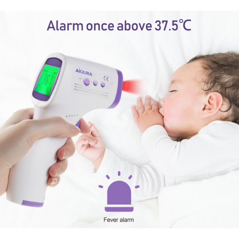 Thermometer Manufacturer - Rohs Compliant Non-Contact Infrared Forehead Ear Electric Frontal LCD