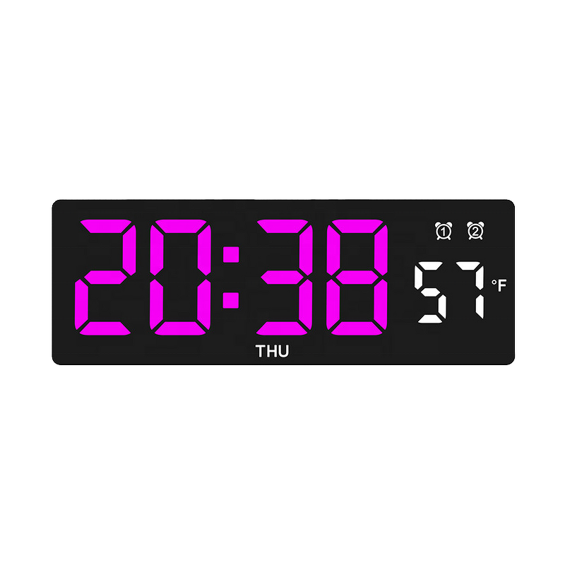 Alarm Clock Manufacturer - Digital LED with USB/Battery Power Calendar Temperature Electronic Desktop