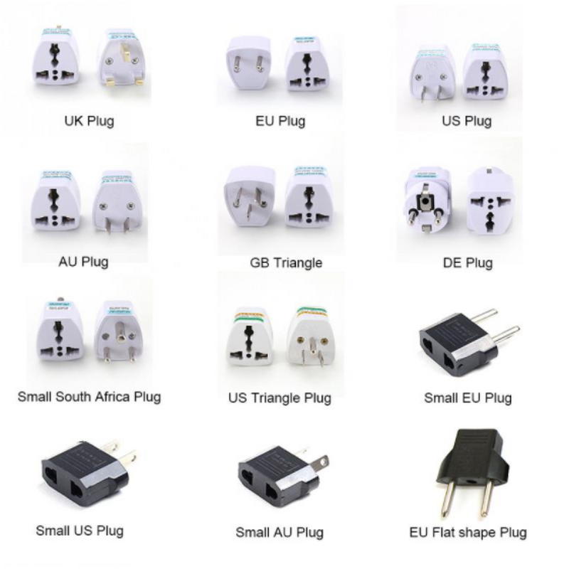 Plug Adapter Manufacturer - EU Euro European Travel Electric US AU UK Power Cord Charger Sockets