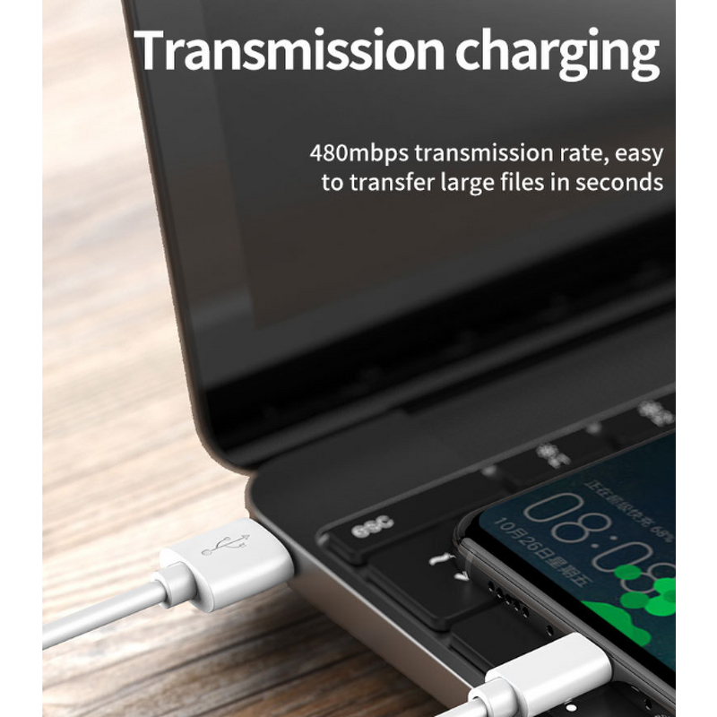 USB-C Cable Manufacturer - 6A Quick Charge 66W 2M Fast Charging for Samsung S8 S9 Plus Huawei