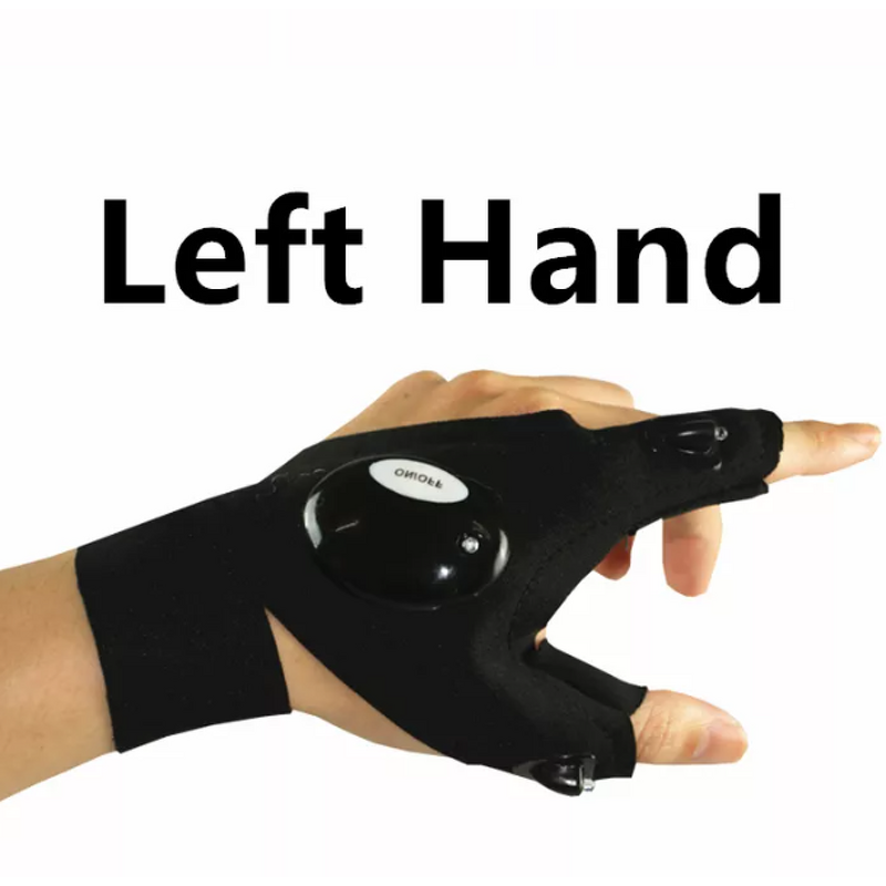 Flashlight Gloves Manufacturer - Outdoor Camping Fishing LED Light Fingerless Night