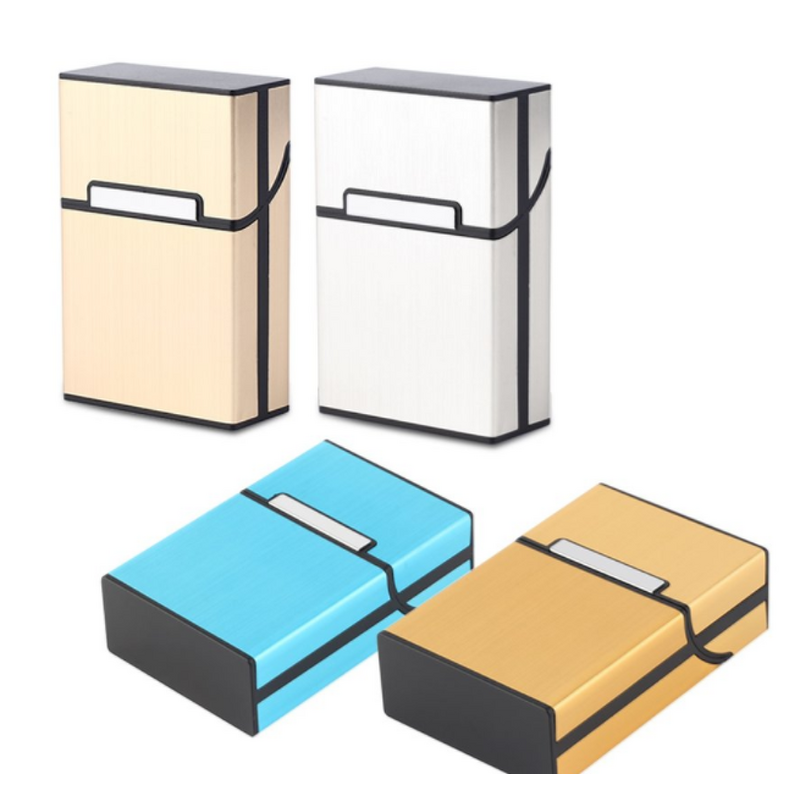 Cigarette Case Manufacturer - Hard Box Holder Tobacco Storage Metal Aluminum 20pcs Gift