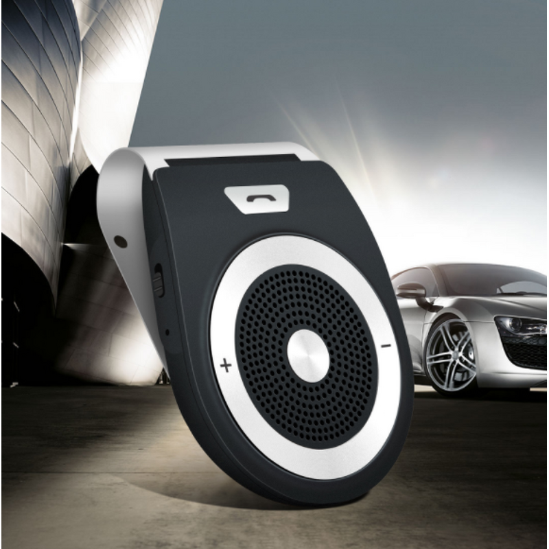 Car Kit Speaker Manufacturer - Stereo Bass Wireless BT 4.1 Speakerphone Handsfree for Smart Phone