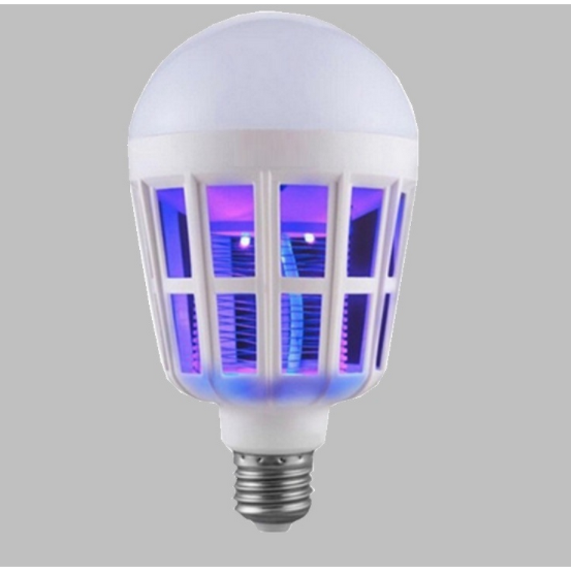 Mosquito Killer Lamp Manufacturer - 2 in 1 15W LED Bulb 220-240V Electric Trap for Outdoor Camping