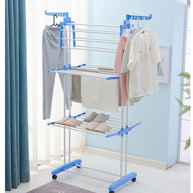 Drying Rack Manufacturer - Three Layer Multi-purpose Cloth Baby Hanger