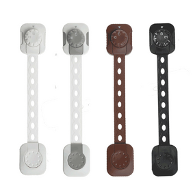 Safety Lock Manufacturer - ABS Protective Brown Safetylock Child Proof Drawer Cabinet Strap Locks