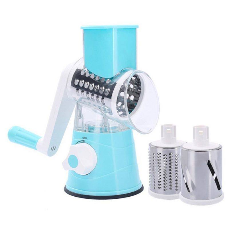 Vegetable Cutter Manufacturer - Multi-Functional Household Kitchen Hand-Operated Cylindrical Fruit Slicer Food Shredder