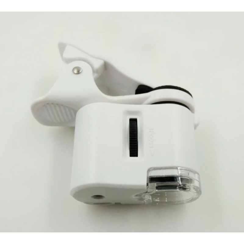 Microscope Lens Manufacturer - Universal 60X Mobile Phone Macro Clip with LED Light Zoom