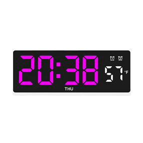 Alarm Clock Manufacturer - Digital LED with USB/Battery Power Calendar Temperature Electronic Desktop