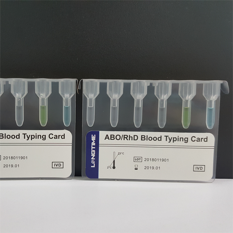 Coombs Test Card - Manufacturer - Gel Professional Hospital Blood Group Test