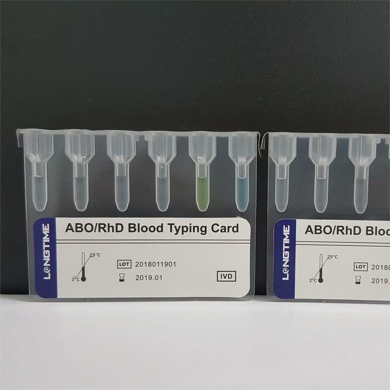 Coombs Test Card - Manufacturer - Gel Professional Hospital Blood Group Test