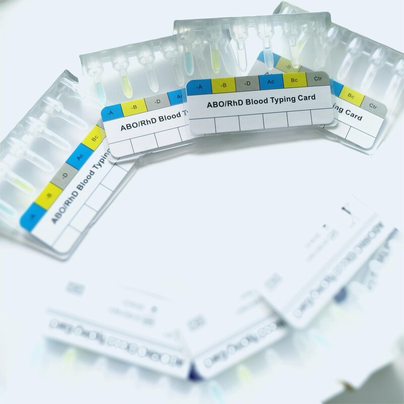 Coombs Test Card - Manufacturer - Gel Professional Hospital Blood Group Test