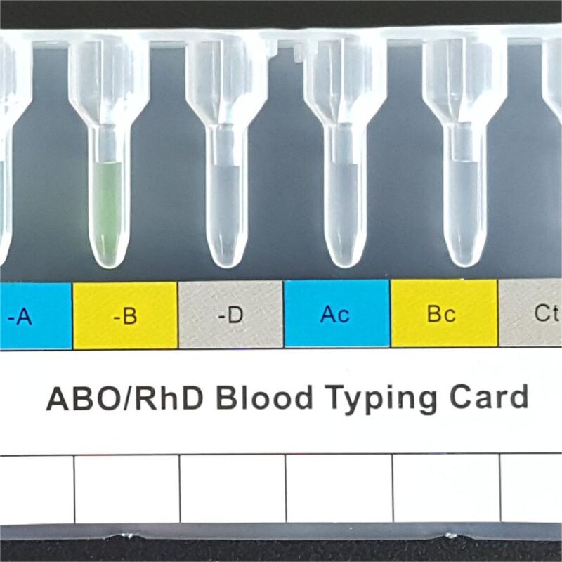 Coombs Test Card - Manufacturer - Gel Professional Hospital Blood Group Test