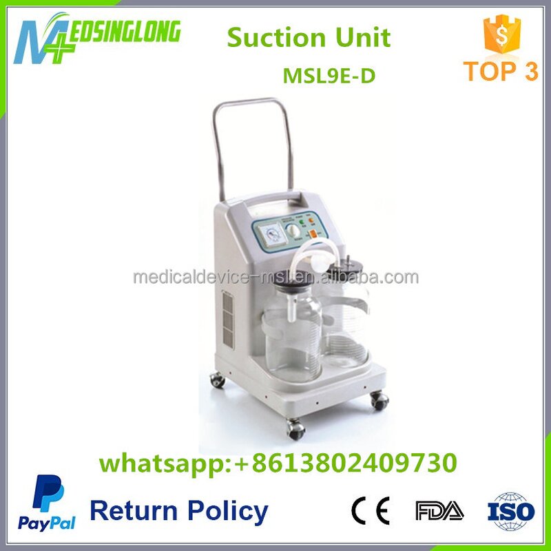 Electric Suction Apparatus - Manufacturer - MSL23-DI Hospital Phlegm Suction Machine