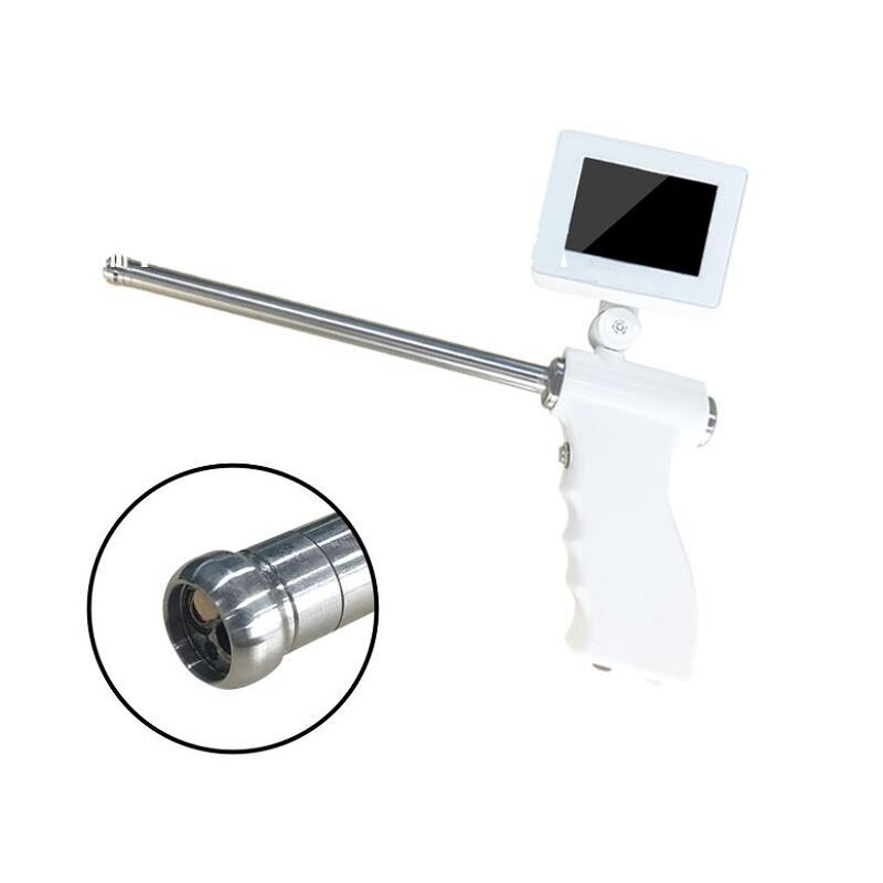 Cattle AI Syringe - Manufacturer - Endoscope Rota Table LCD Display Cow Gun