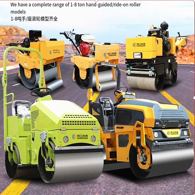 Road Roller Manufacturer - 0.8ton Single Drum Mini Hand Operated Vibratory