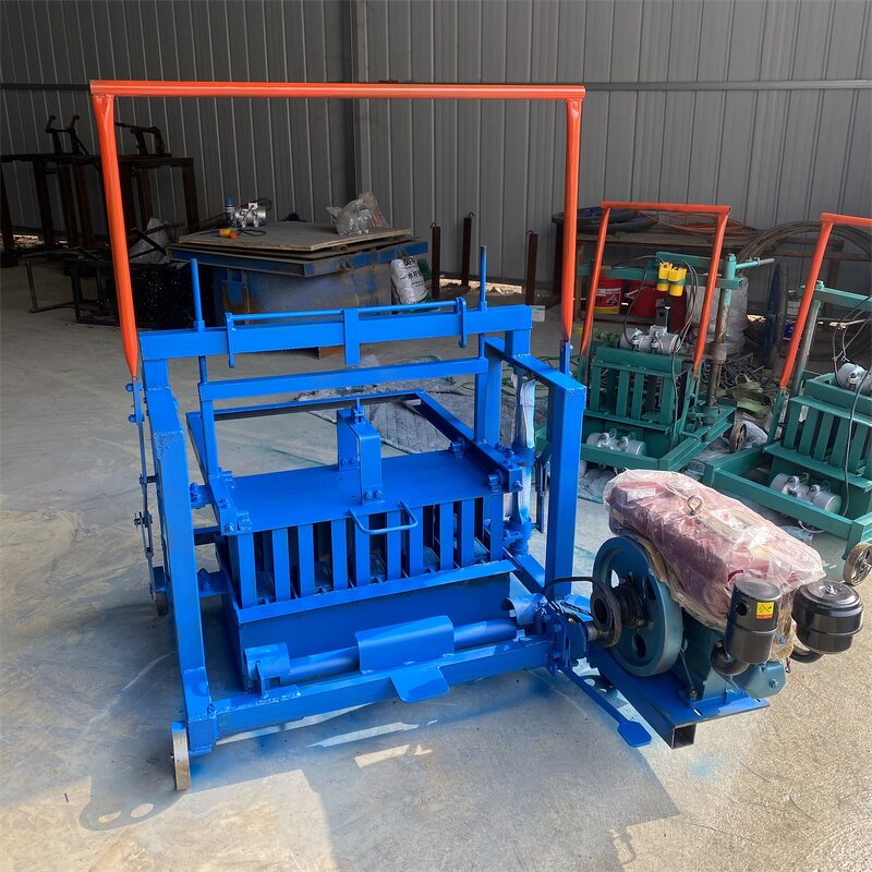 Brick-Making Machine Manufacturer - Direct-Push Small Mobile Cement Hollow