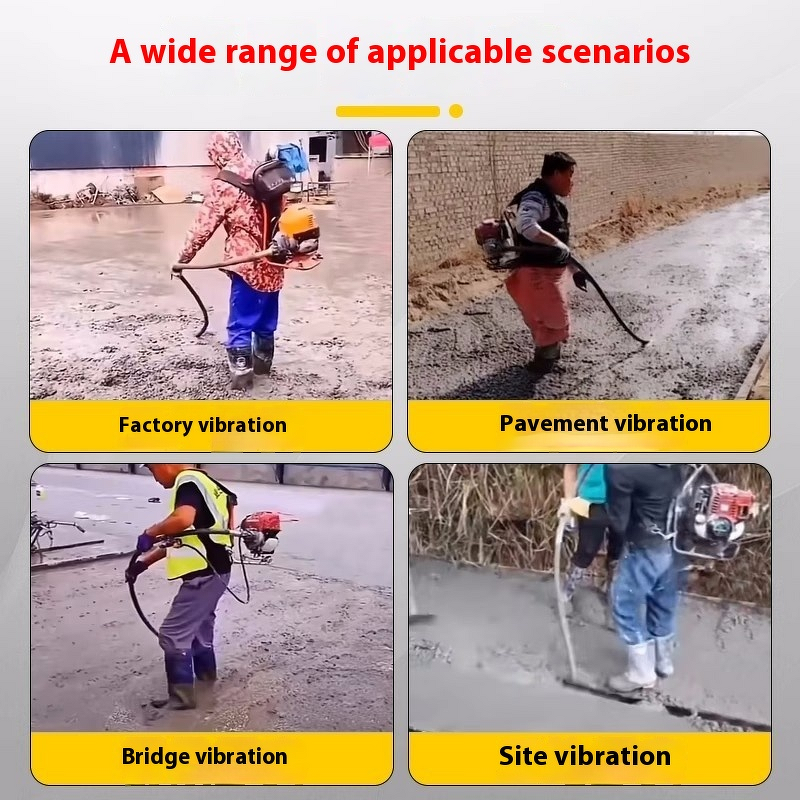 Vibrator Manufacturer - Portable Four-Stroke Backpack for Cement Slurry