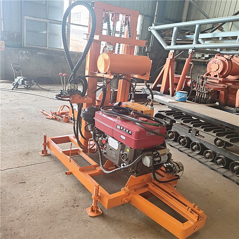 Drilling Rig Manufacturer - Diesel-Powered 150-Meter Hydraulic Rock Drill