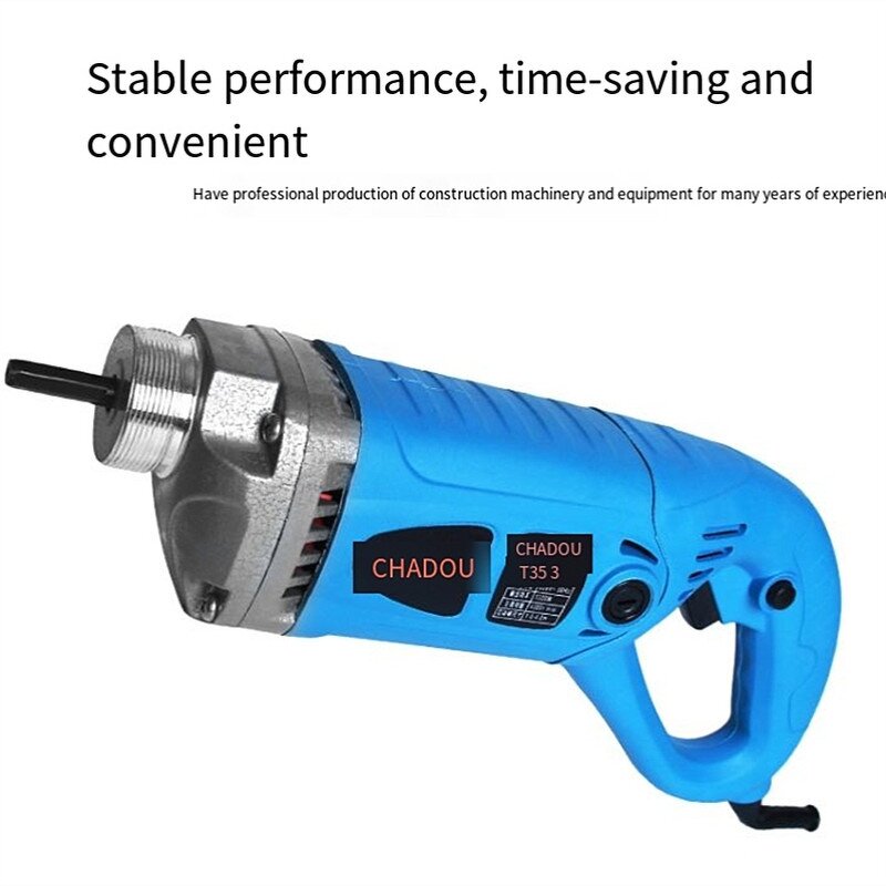 Concrete Vibrator Manufacturer - Portable 220V 1000W Electric with Screw Coupling