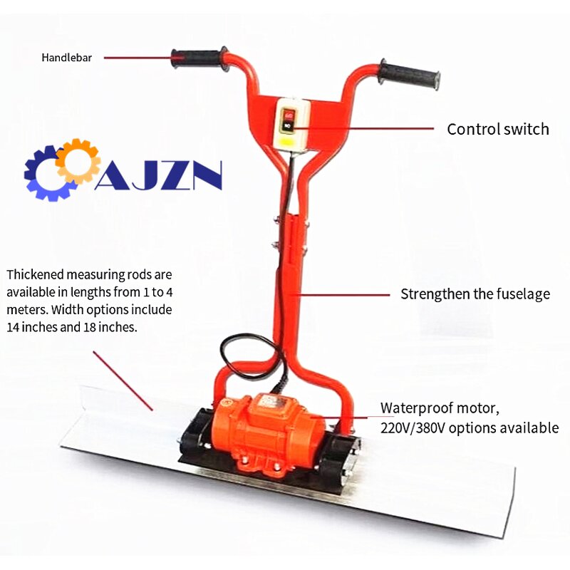 Concrete Screed Manufacturer - Electric Hand-guided Vibrating for Road Surface