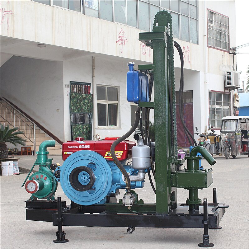 Drilling Rig Manufacturer - Hydraulic Rock Drill 150-Meter Diesel-Powered