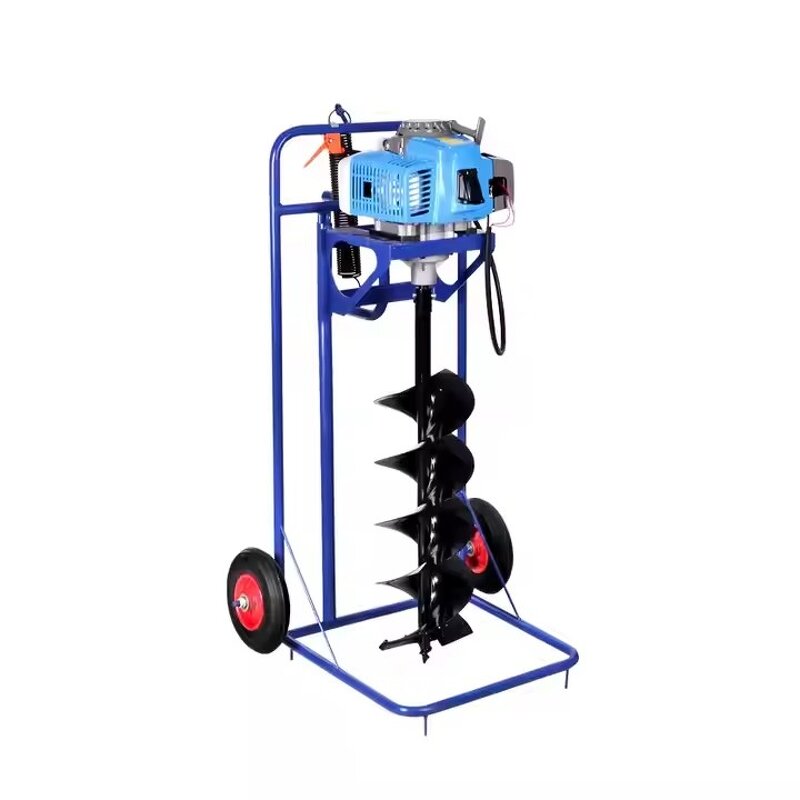 Earth Auger Manufacturer - 144F Gasoline Frame Type Hand-Pushed for Fruit Tree