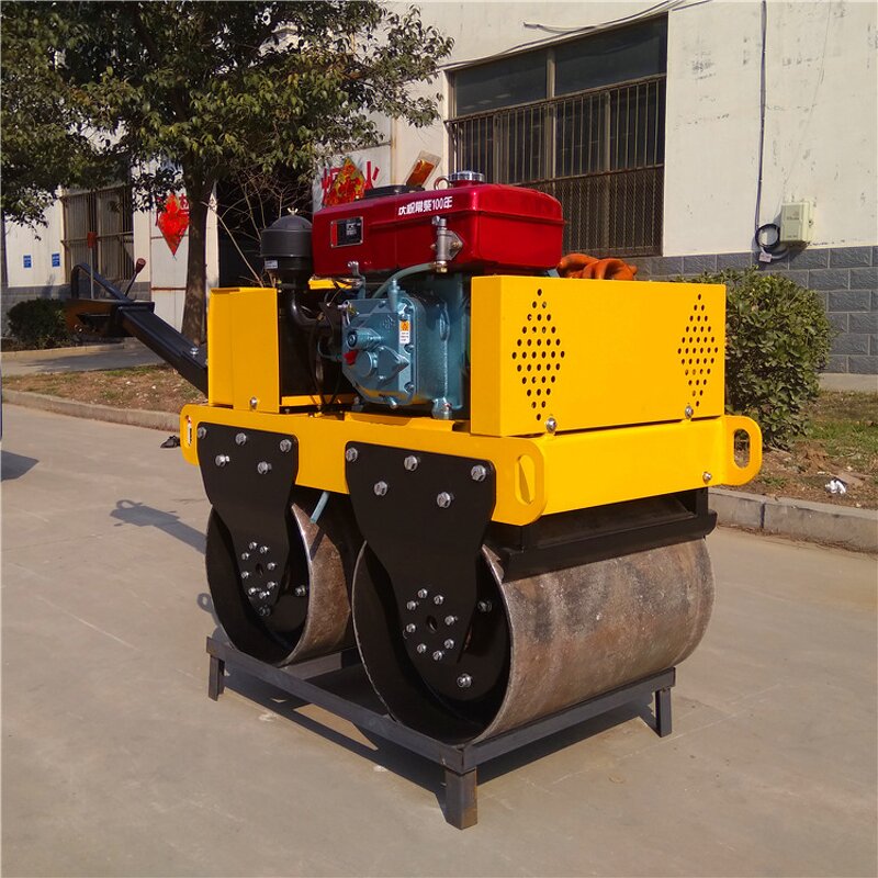 Vibration Roller Manufacturer - Handheld Double Drum for Ground Compaction