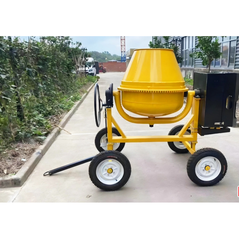 Mixer Manufacturer - Small Cement Mortar Concrete Two-wheel Four-wheel Diesel