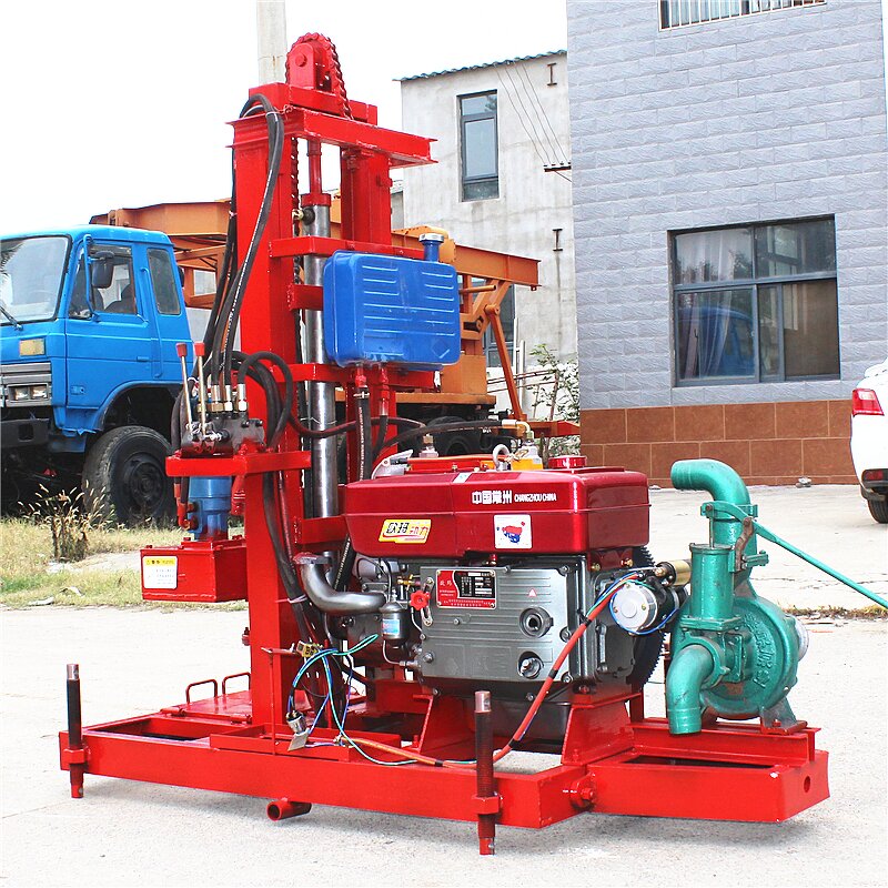 Drilling Rig Manufacturer - Diesel-Powered 150-Meter Hydraulic Rock Drill