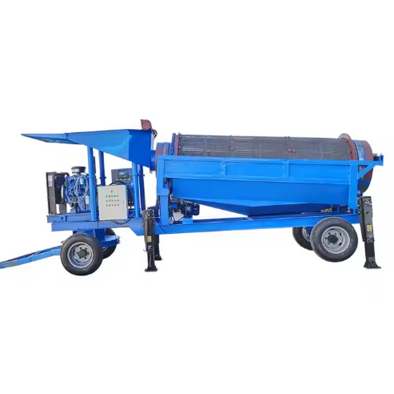 Trommel Screen Manufacturer - Rock Drum Mobile Diesel for Gravel & Compost