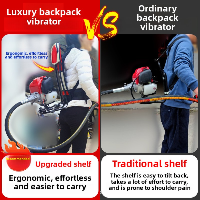 Vibrator Manufacturer - Portable Four-Stroke Backpack for Cement Slurry