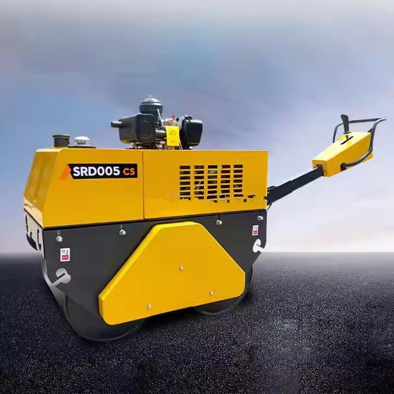 Road Roller Manufacturer - 1 Ton Double Drum Small Handheld Asphalt