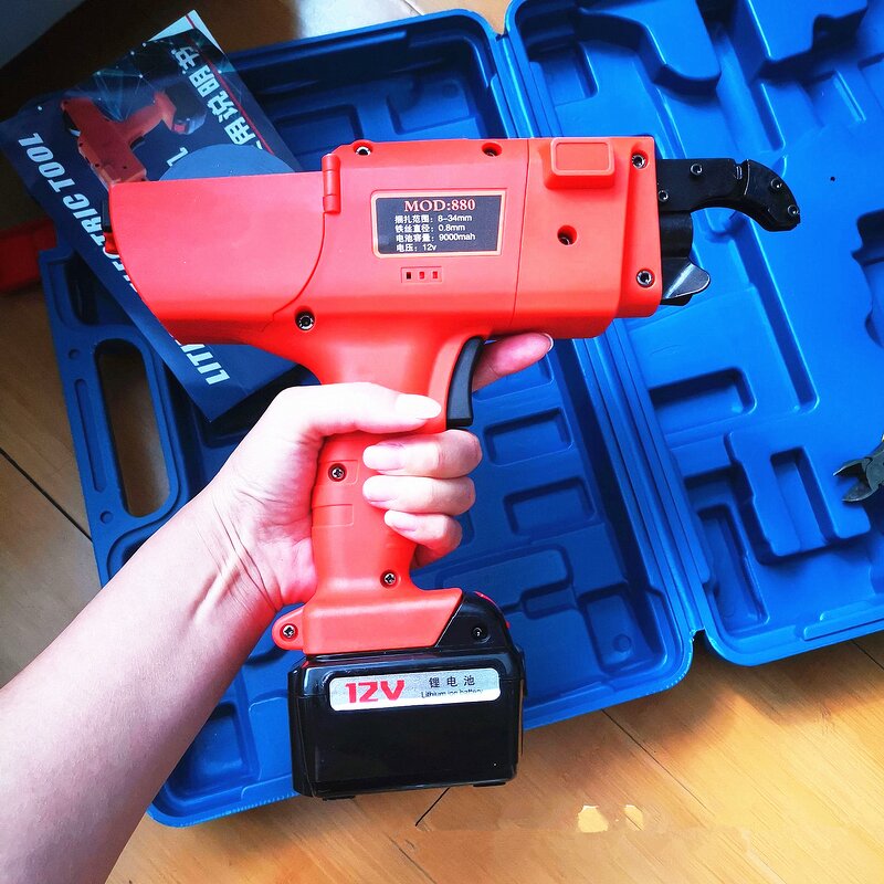 Binding Machine Manufacturer - Rechargeable Lithium Battery Steel Bar Handheld Gun