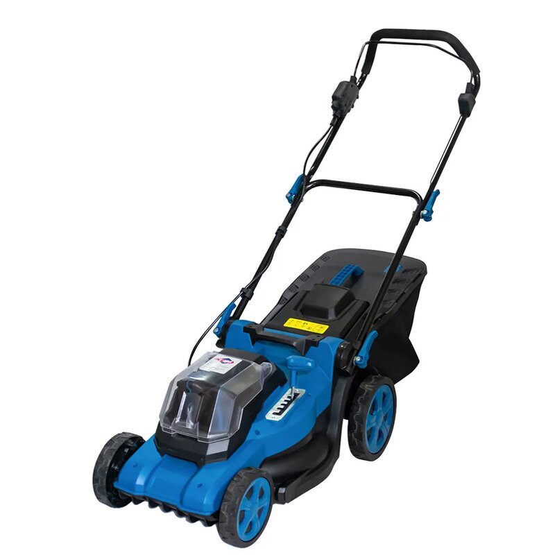 Lawn Mower Manufacturer - Battery-Powered Riding with Folding Handle