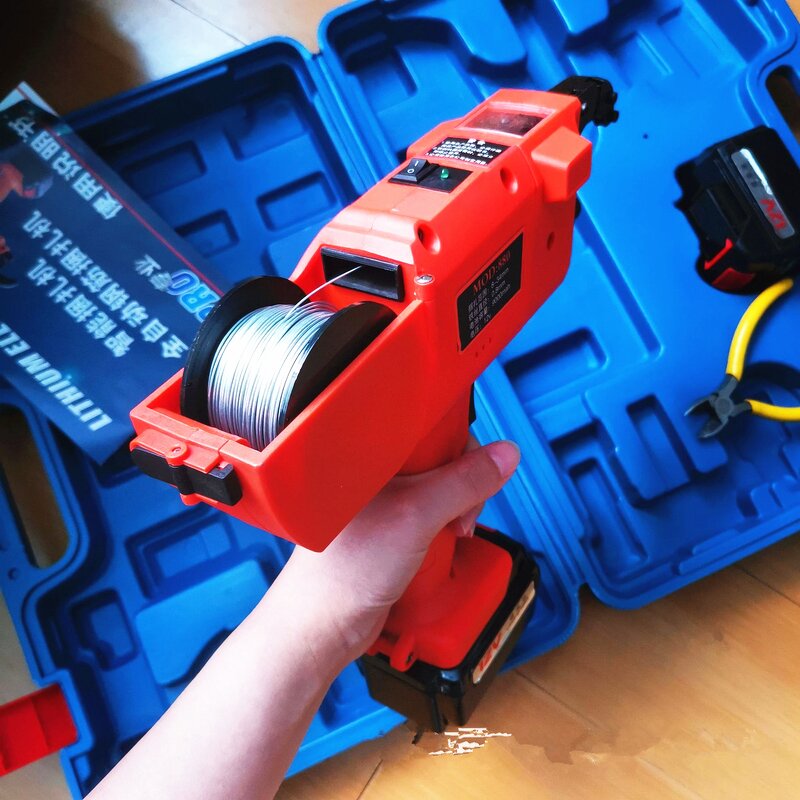 Binding Machine Manufacturer - Rechargeable Lithium Battery Steel Bar Handheld Gun