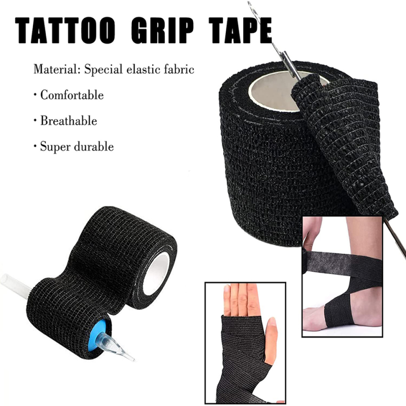 Nonwoven Tattoo Grip Bandage Supplier - Waterproof Self-Adhesive Wraps