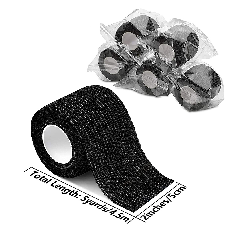 Tattoo Machine Grip Tape Supplier - Disposable 5m*4.5cm Cohesive Bandage