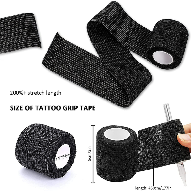 Nonwoven Tattoo Grip Bandage Supplier - Waterproof Self-Adhesive Wraps