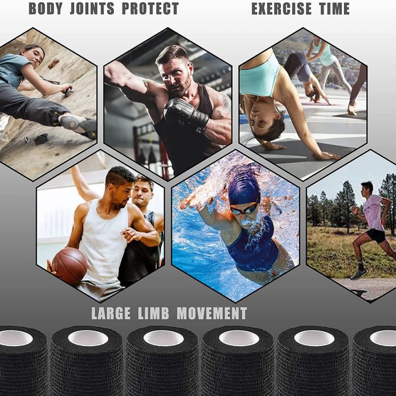 Nonwoven Tattoo Grip Bandage Supplier - Waterproof Self-Adhesive Wraps