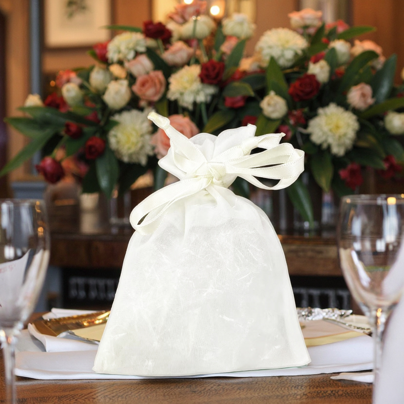 Drawstring Bag Manufacturer - Linen Custom Logo for Church Event Candy Gift