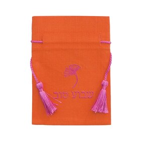 Drawstring Bag Manufacturer - Linen Embroidered Custom for Jewish Holiday Shabbat Gift