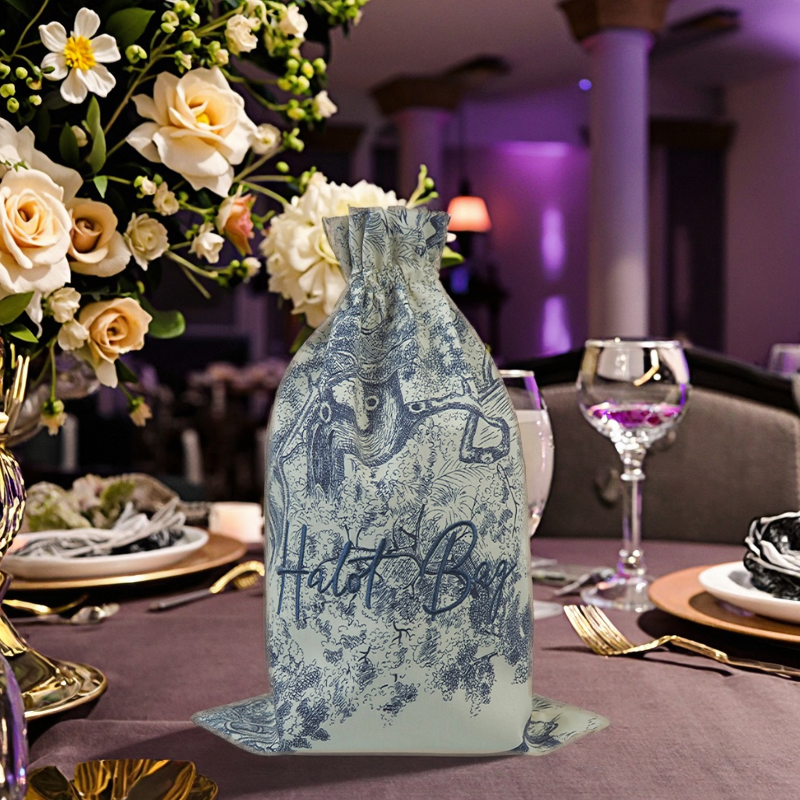 Drawstring Bag Manufacturer - Embroidered Buckle Festive Candy Gift Bag Set