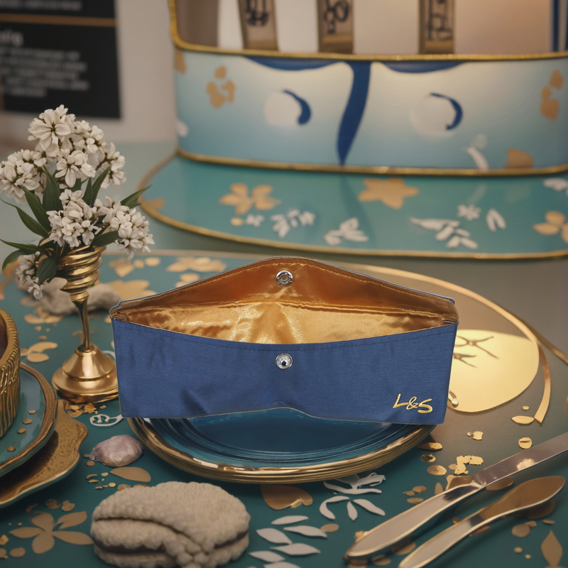 Drawstring Bag Manufacturer - Embroidered Buckle Festive Candy Gift Bag Set