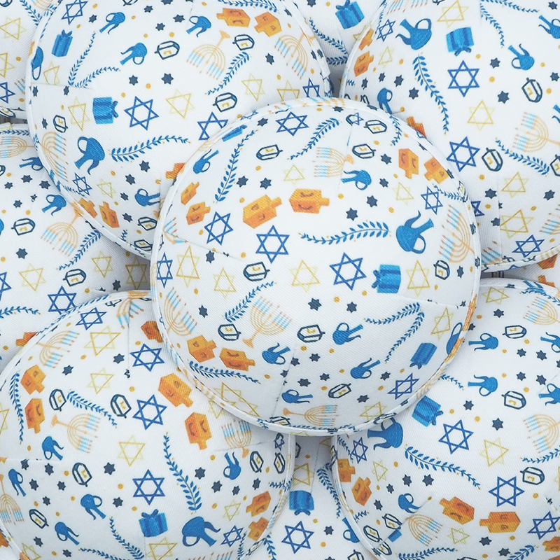 Kippah Manufacturer - Liberty Custom Logo for Bar Mitzvah Judaica Wedding Gift